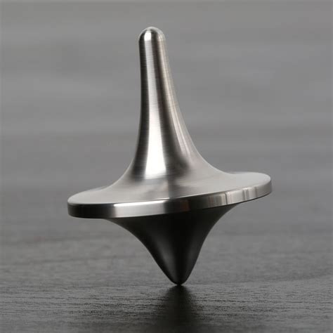 ForeverSpin Brushed Steel Spinning Top | Fidget Toys | Drop | Spinning top, Brushed steel, Spinning