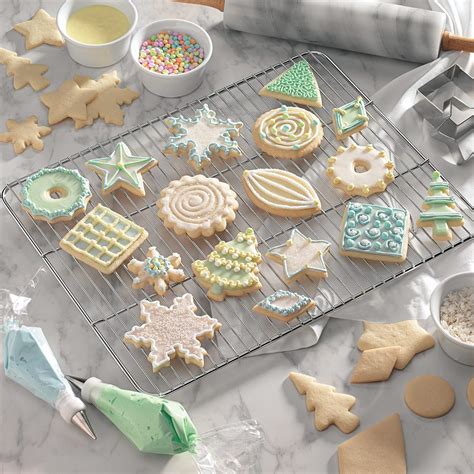 Pictures Of Christmas Cookies Decorated - Decorated Christmas Cutout Cookies Recipe | Taste of ...