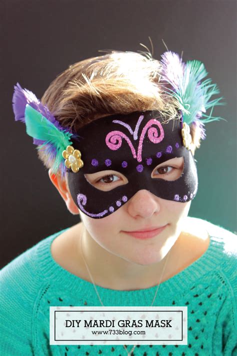 DIY Mardi Gras Mask Kids Craft - Inspiration Made Simple