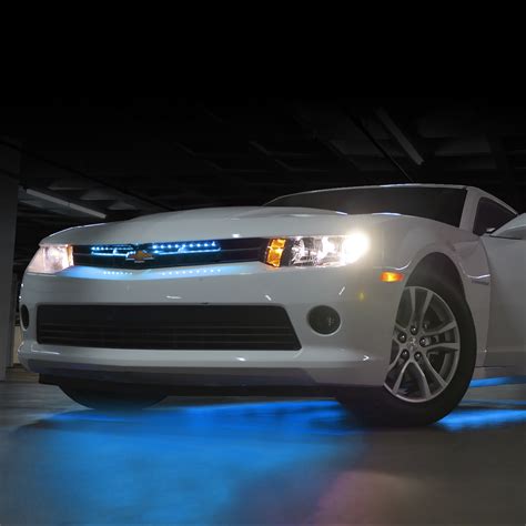 Light Blue - 8x24" Tube Single Color Underglow LED Accent Light Car ...