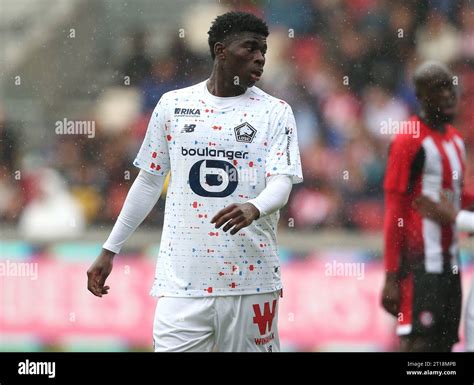 Carlos Baleba of Lille OSC. - Brentford v Lille OSC, Pre Season ...