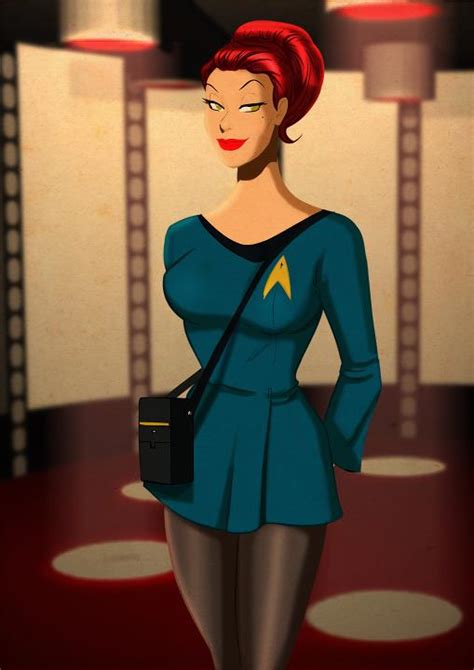 Sexy Star Trek Science Officer convention commission. | DESPOP ART & COMICS