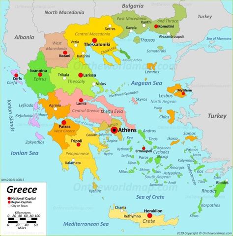 Map of Greece | Greece map, Ancient greece map, Map