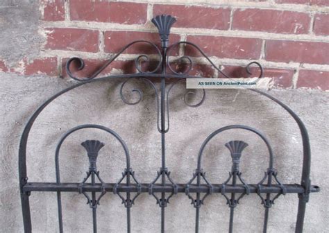 Antique Ornate Black Wrought Iron Garden Gate - Cincinnati, Ohio (3)