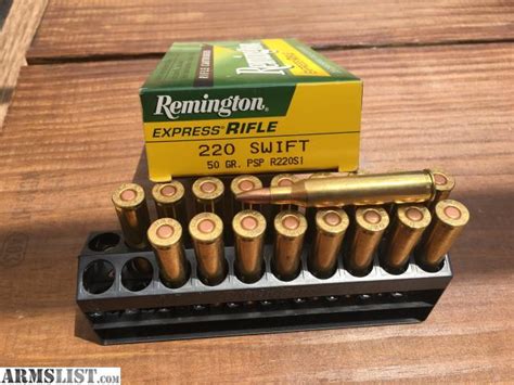 ARMSLIST - For Sale: 220 Swift ammo