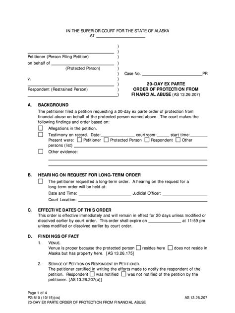 PG 810 Alaska Court Records State of Alaska Form - Fill Out and Sign ...