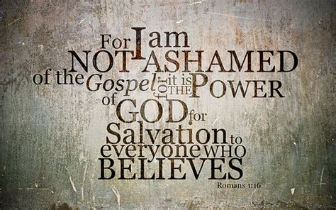 Romans 1:16,17 Unashamed | Plymothian