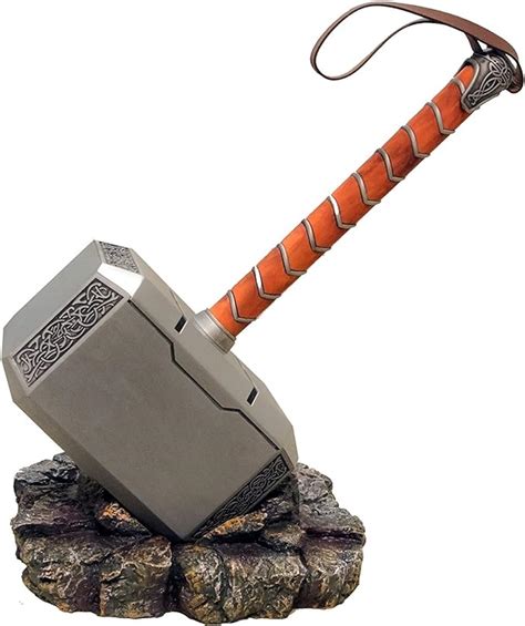 Amazon.com: 1:1 Replica Metal Mjolnir Thor Solid Adult Hammer ...