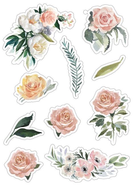 Pin by Alejandra Calderon on Fiesta de viaje | Floral stickers ...