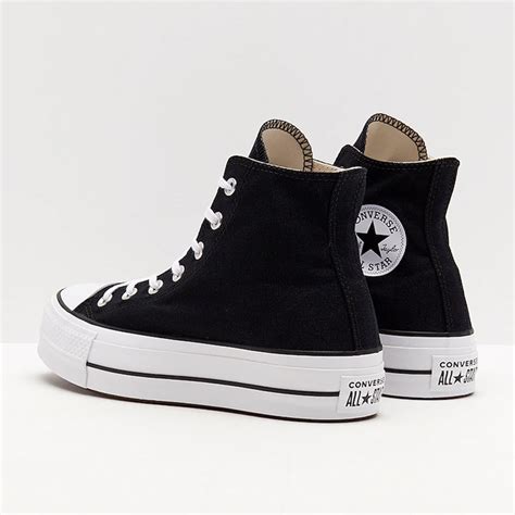 Black Converse high-top Canvas Shoes Platform 560846C Size EU36-44