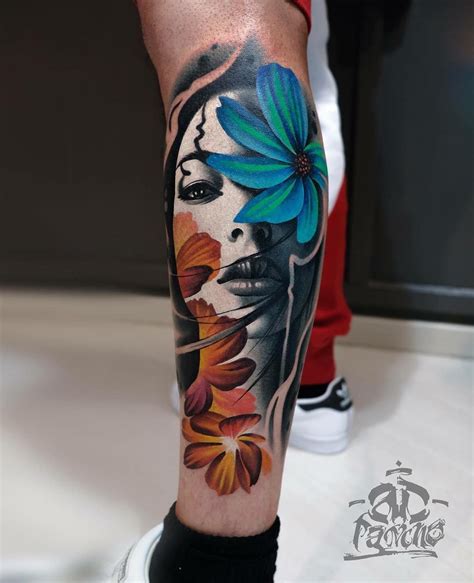 Tattoo artist A.D. Pancho color realistic design tattoo | Colored ...