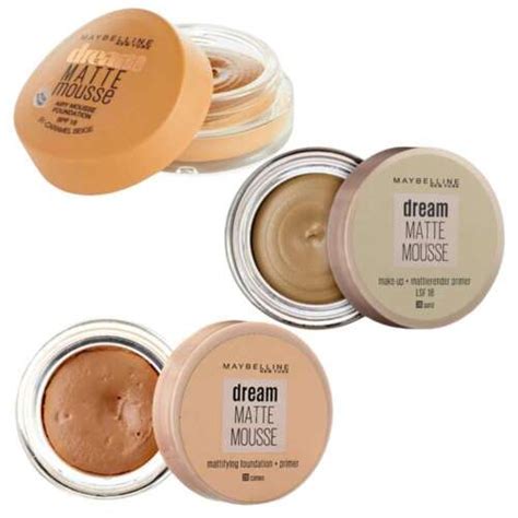 Maybelline Dream Matte Mousse Mattifying Foundation + Primer | eBay