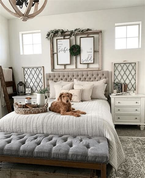 20+30+ Farmhouse Master Bedroom Decor