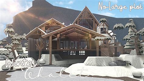 Bloxburg | Detailed winter chalet | NO-LARGE PLOT | EXTERIOR | House ...