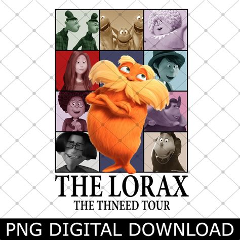 Lorax the Thneed Tour Png, Lorax Movie Png, the Lorax Characters Png ...