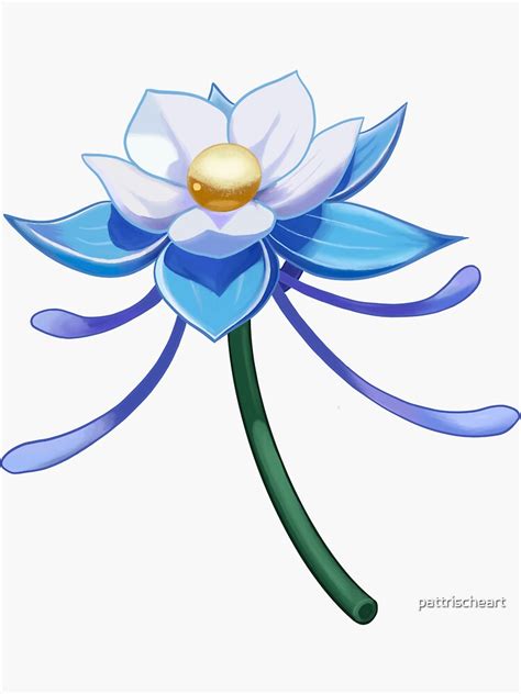 "Breathtaking Glaze Lily" Sticker for Sale by pattrischeart | Redbubble