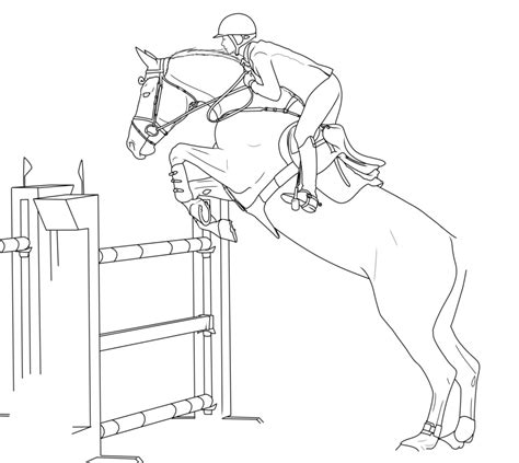 Jumping Horse Drawing at GetDrawings | Free download