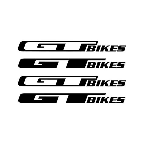 Simple color vinyl Gt Bikes Mountain Bike Logo | Stickers Factory