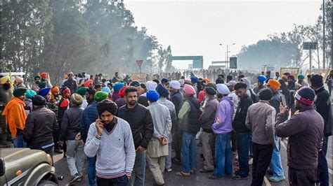 Haryana Police lob teargas shells at Shambhu border to prevent Punjab farmers’ Dilli Chalo march ...