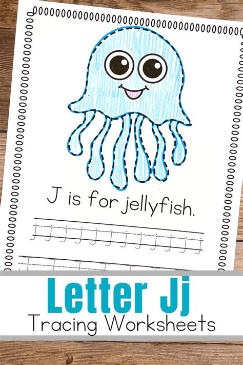 These letter J tracing worksheets are a great way to have little ones practice letter ...