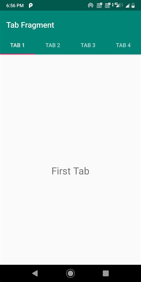 Swipeable Tab Layout Using View Pager and Fragment In Android | by ...