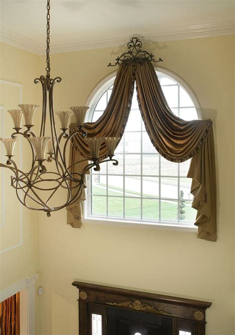 Arched Window Treatments as the Original Design of the House | Window Treatments Design Ideas