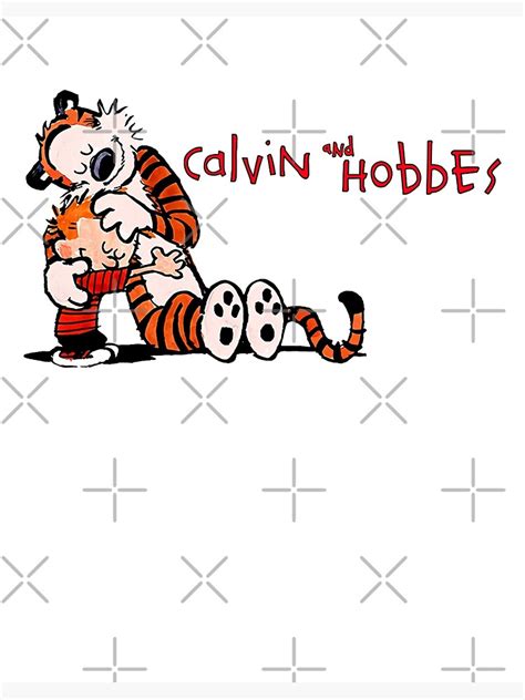 "Calvin And Hobbes Comic Strip – Hobbes Tiger American Comic" Poster ...