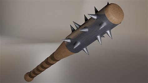 Spiked Club 3D model | CGTrader