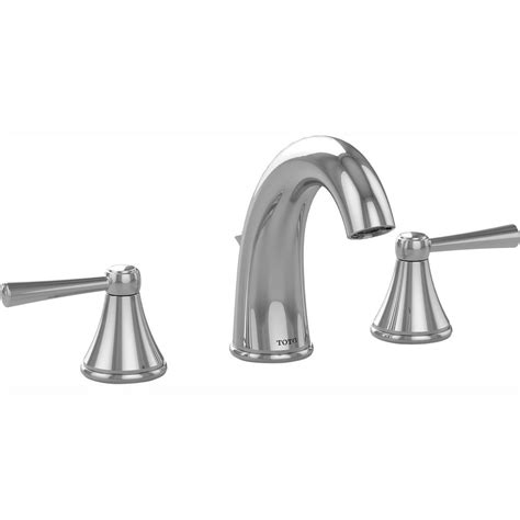 TOTO Silas 8 in. Widespread 2-Handle Bathroom Faucet in Polished Chrome ...