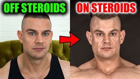 Steroids Before And After physical and physiological changes