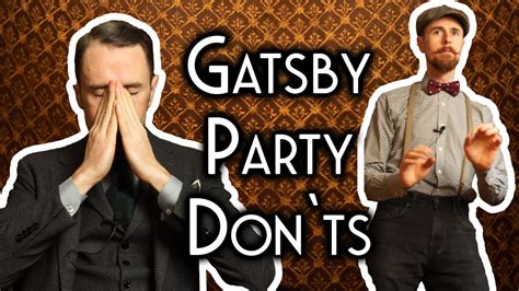 Do not wear this to a Great Gatsby or 1920s theme party. - YouTube