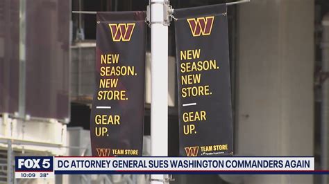 DC attorney general sues Washington Commanders again | FOX 5 DC