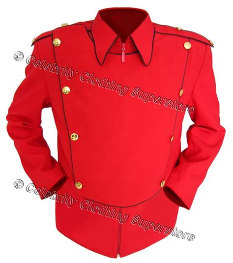 Pics/michael jackson military jackets/Michael jackson red jacket on ...