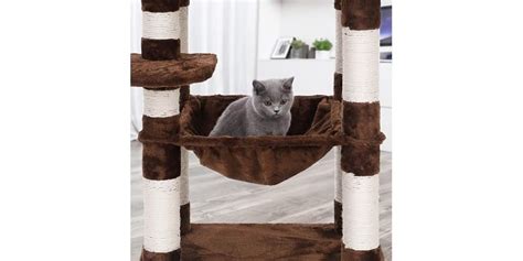 FEANDREA Cat Tree with Large Hammock