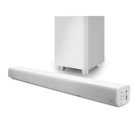 Pure Acoustics Bluetooth Surround Sound bar with Wireless Subwoofer ...