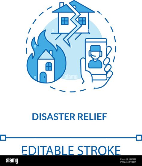 Disaster relief concept icon Stock Vector Image & Art - Alamy