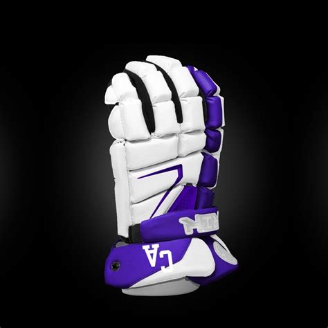 Cushing Academy Custom Maverik Rome Lacrosse Gloves | Bar Down Lacrosse