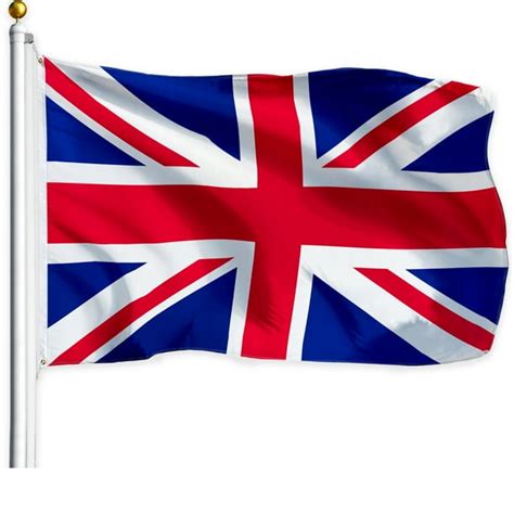 G128 - United Kingdom UK Flag British Union Jack Flag Great Britain Flag British National Flag ...