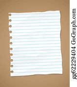 900+ Wrinkled Lined Paper And Note Paper Clip Art | Royalty Free - GoGraph
