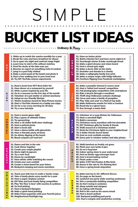 Bucket list ideas for women – Artofit