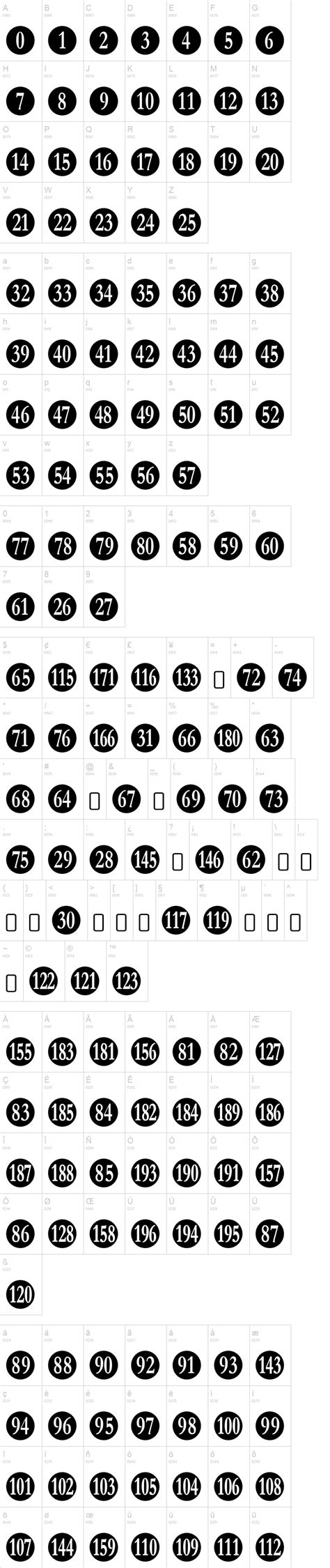 Numberpile Font | dafont.com