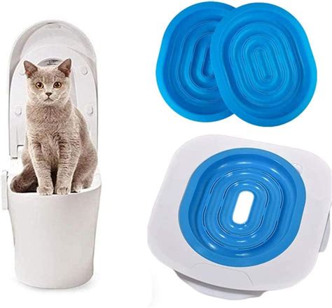 YOHAPPY Cat Toilet Training Kit, 40 * 40 * 3.5cm ABS Cat Toilet Trainer ...