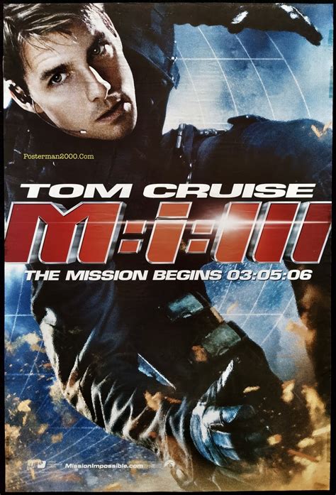 Mission: Impossible III มิชชั่น อิมพอสซิเบิ้ล 3 (แบบที่ 2) – Posterman 2000