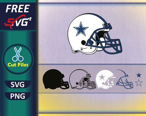 Dallas Cowboys Helmet SVG Free