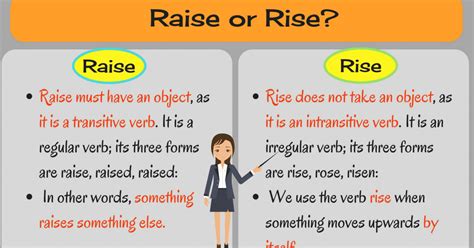 Confusing Words: Raise vs. Rise, Job vs. Work - ESL Buzz