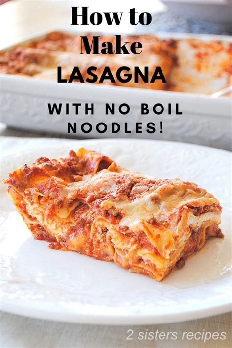 27+ Easy Lasagna Recipe No Boil Noodles - CheriseKaty