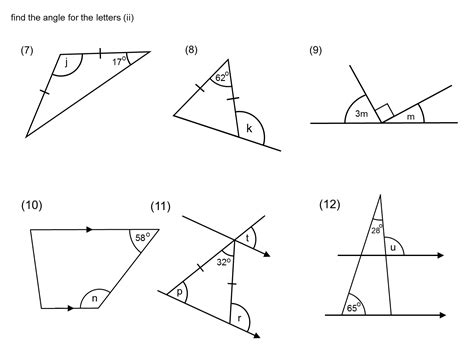 MEDIAN Don Steward mathematics teaching: missing angles