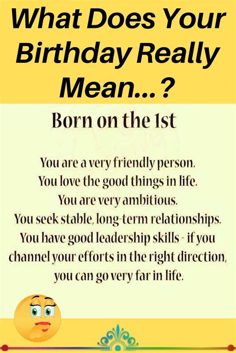 What Does Your Birthday Really Mean? | Wtf fun facts, Fun facts, Good leadership skills