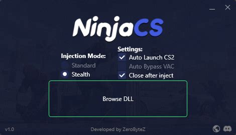 NinjaCS – Counter Strike 2 Cheat Injector | Best CS2 Injector