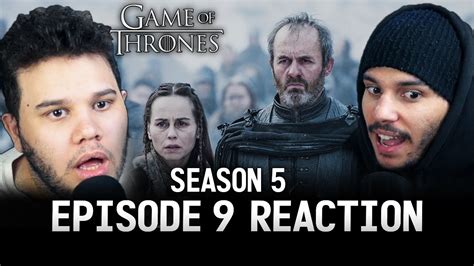 The Game of Thrones Season 5 Episode 9 REACTION | The Dance of Dragons - YouTube